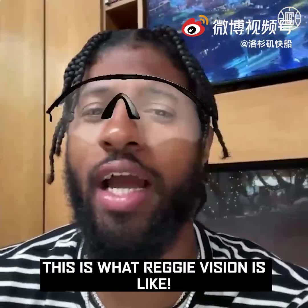 欢迎续约！乔治“试戴”雷吉护目镜