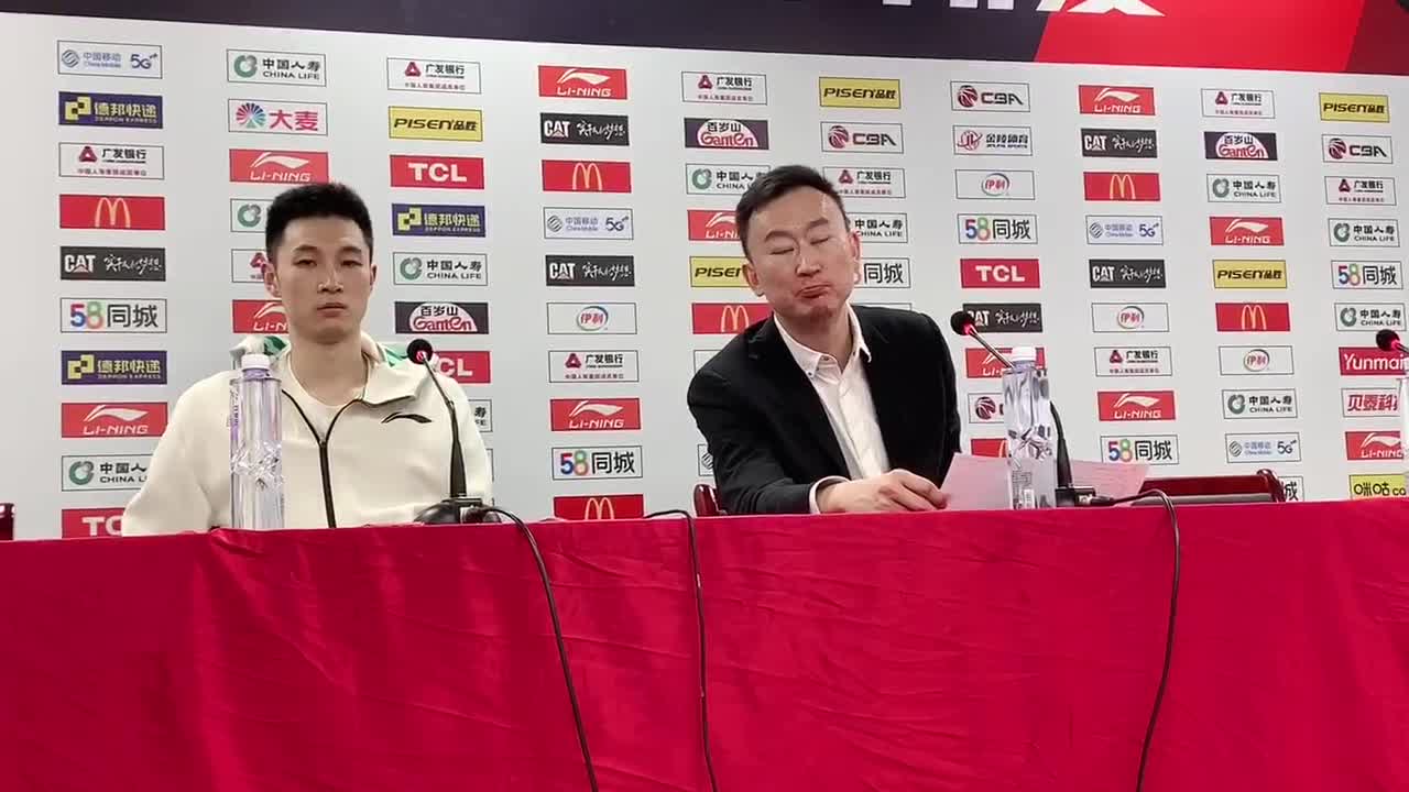 刘维伟：陆文博伤势不严重 很快就能回到赛场